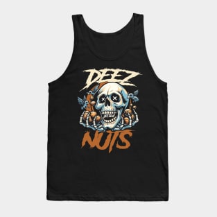 Deez Nuts Got Eem! Skull Nutcracker Tank Top